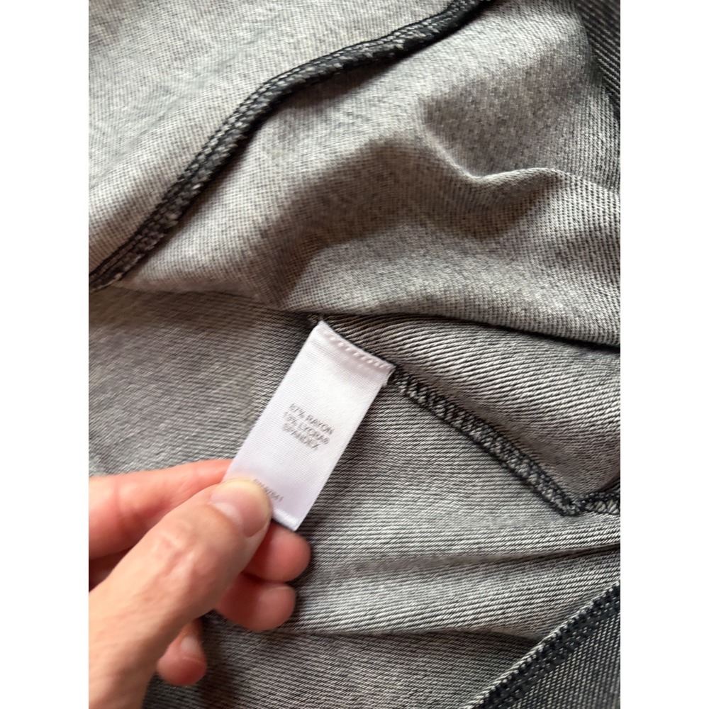 J. Jill Blazer XL Petite Gray Wearever Knit One Button Office Relaxed Jardigan - Picture 4 of 6